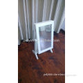 jewel case with drawer Wooden Mirrored Jewelry Cabinet with prompt price drawer case with wheels